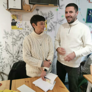 Dédicace livre Catherine Grain Berck